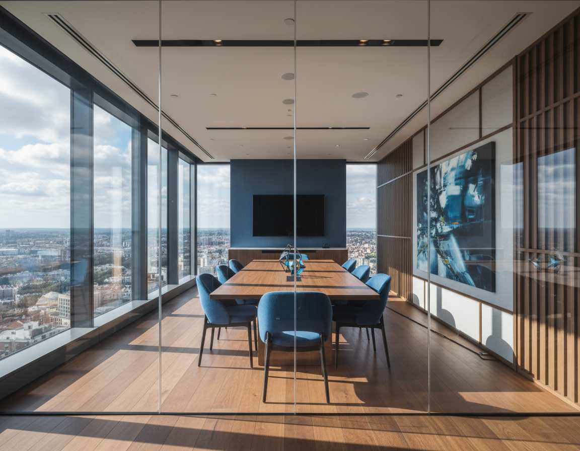 Modern meeting workspace